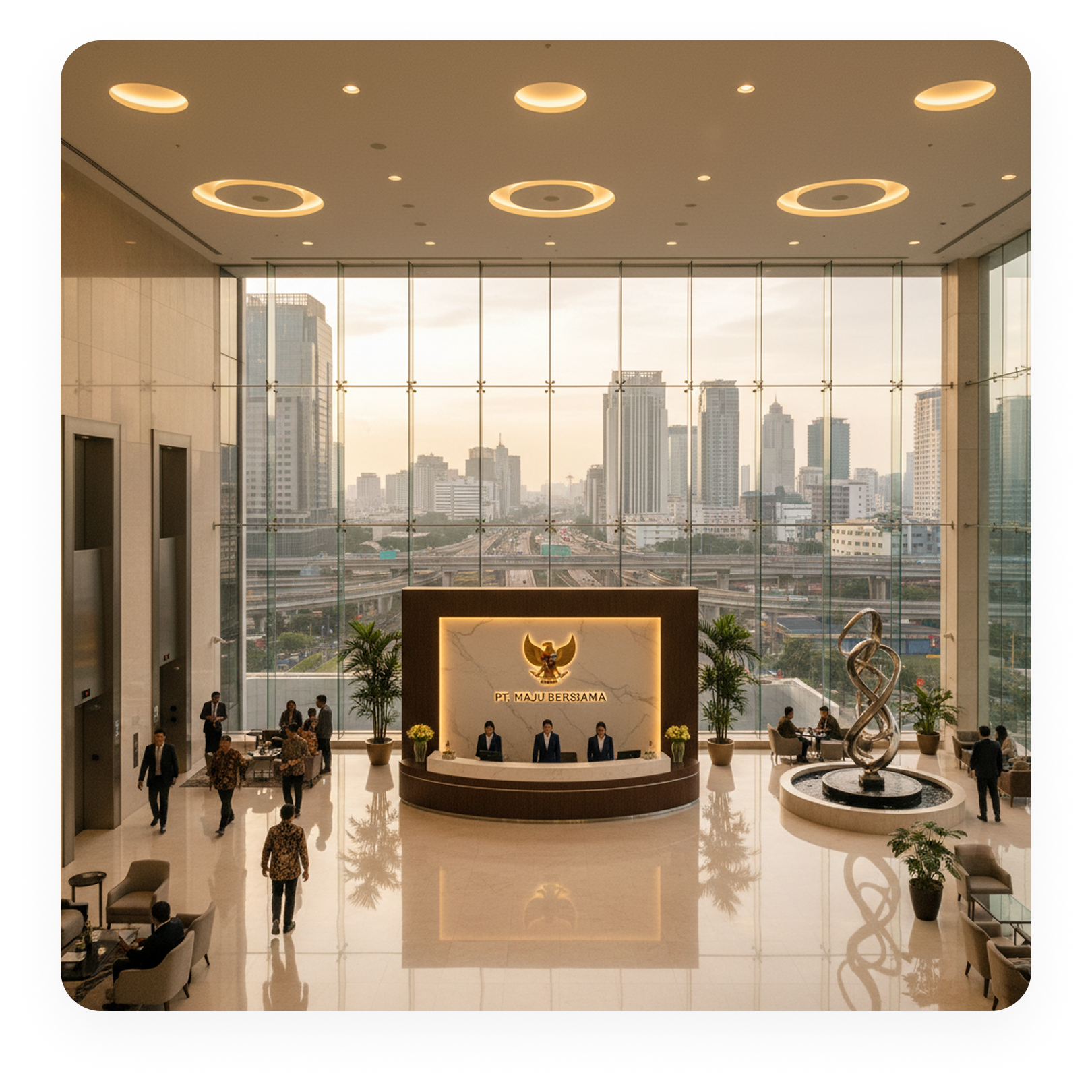 Visiku office lobby