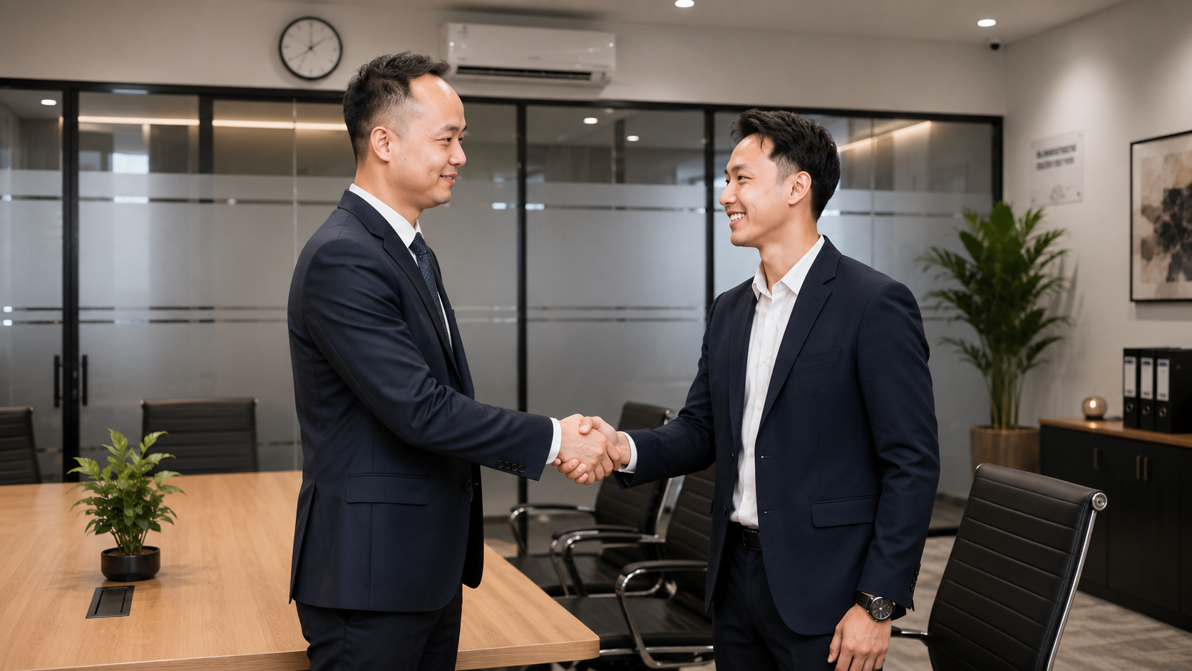 Business handshake