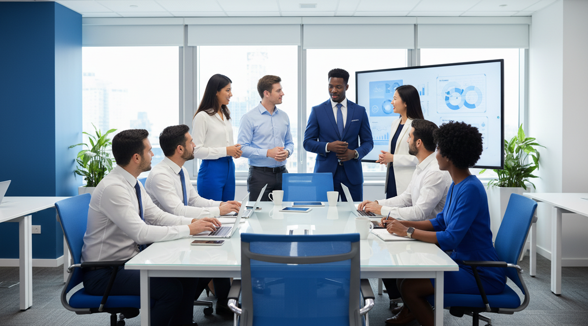 Business team meeting